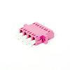 LC-Quad -adapteri MM, OM4, magenta (pink)