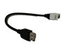 USB 2, keystone moduuli 0,2 m kaapelilla